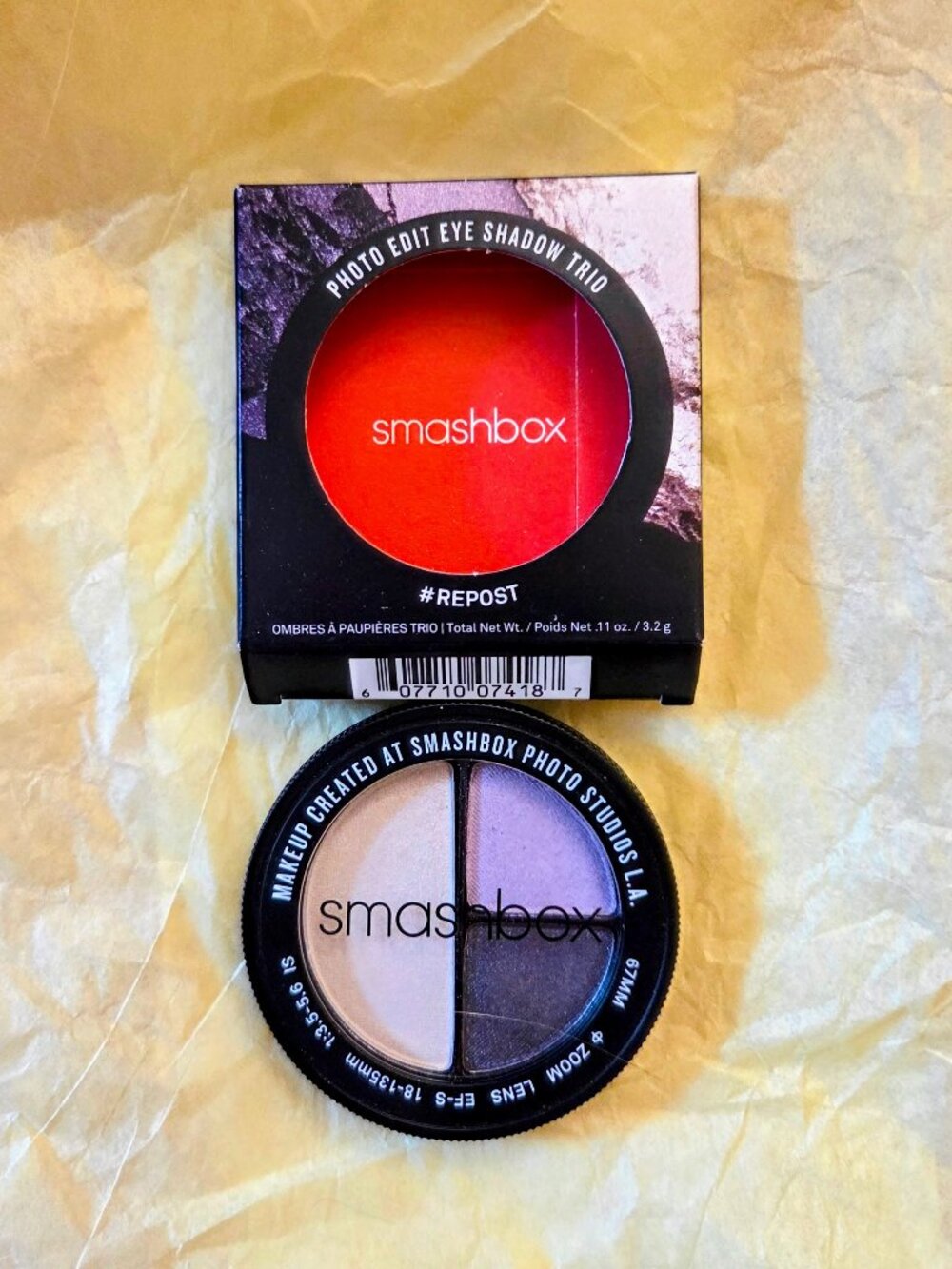 Smashbox Trio Eyeshadow Palette #Repost Stormy, Say What? Sparkle Pony Lavender